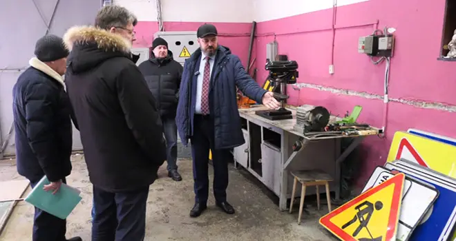 С рабочим визитом: предприятие по благоустройству городских территорий посетил глава Дзержинска