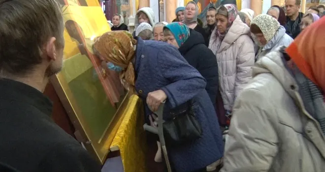 Обретение святыни: икона с частицей мощей Серафима Саровского прибыла в Дзержинске