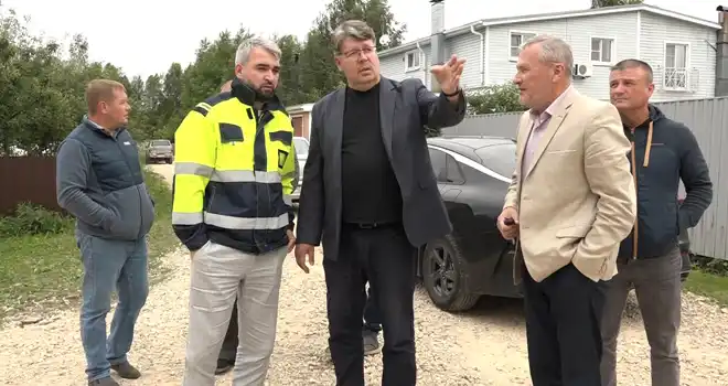 Объекты под контролем: строительство новых дорог ведется в пригородных посёлках Дзержинска