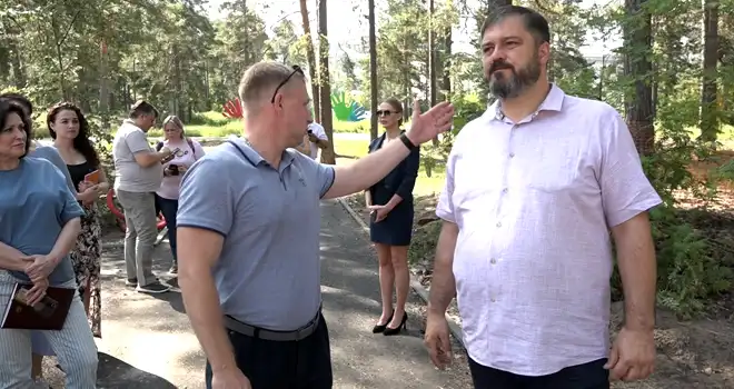 Благоустройство продолжается: ход работ в парке «Молодежный» лично проверил глава Дзержинска