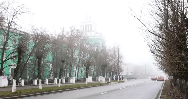 Характер погоды: в объятиях густого тумана проснулся Дзержинск 12 ноября