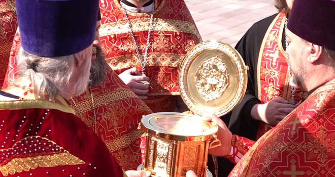 Встреча святыни: ковчег с мощами праведного Алексия Бортсурманского прибыл в Дзержинск