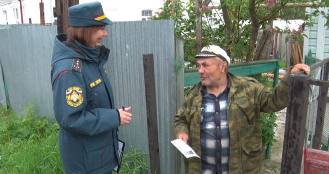 Будьте осторожнее с огнем! О правилах пожарной безопасности напомнили жителям пригородных посёлков Дзержинска