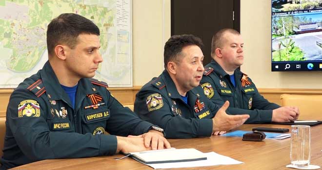 Рабочий визит: глава регионального МЧС России Валерий Синьков посетил Дзержинск